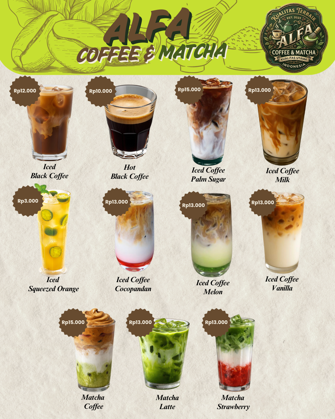 Alfa Coffee & Matcha — Sleman