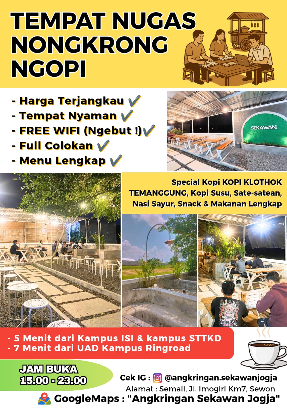 Angkringan Sekawan Jogja - Spesial Kopi Temanggung - foto 4