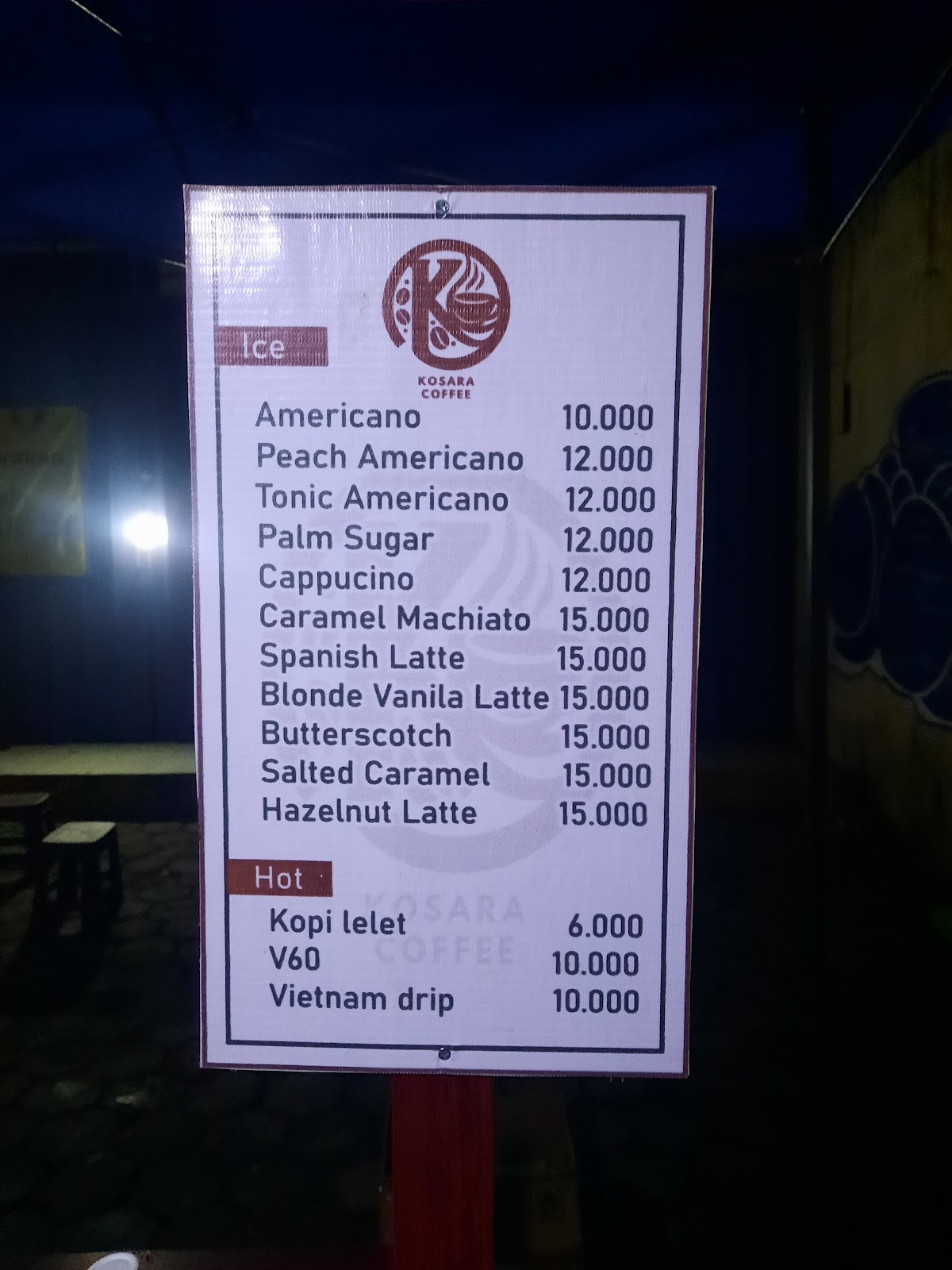 Kosara Coffee — Sleman